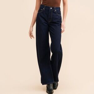 pistola Dark Blue Straight-Leg Women's Jeans